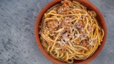 Gezonde pasta met zoutarme tomatensaus