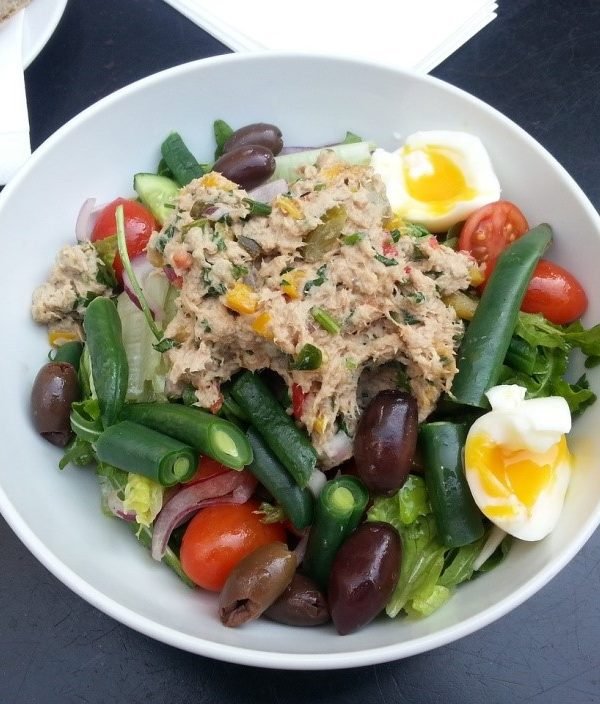 zoutarme tonijnsalade