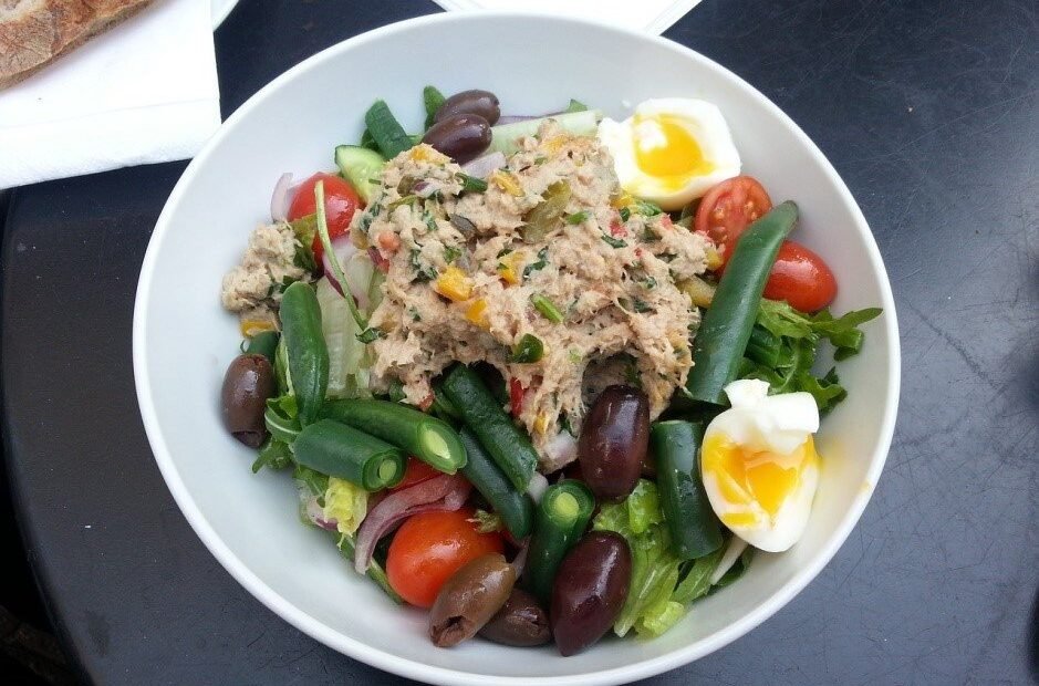 zoutarme tonijnsalade