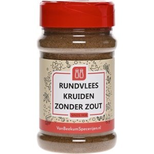 Van Beekum Specerijen - Rundvlees Kruiden Zonder Zout - Strooibus 130 gram